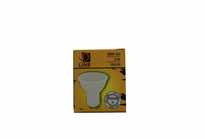 LED lemputė D Line 5W GU10 3000K šilta balta