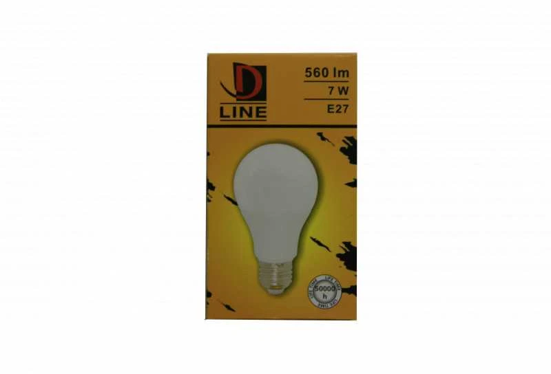 LED lemputė D Line A60 pritemdoma 7W E27 3000K