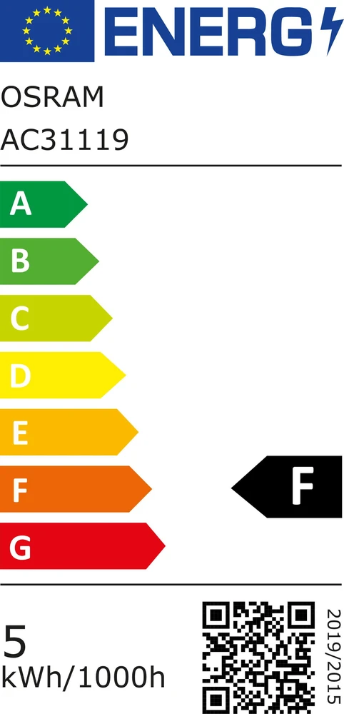 LED lemputė OSRAM, E14, B40, žvakės formos, 4,9W, 2700K, RGBW, 470 lm, matinė, su pulteliu