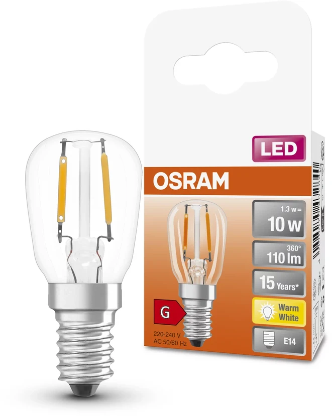 Osram Parathom Special Filament LED T26 FIL | E14 | 1,3 W | Šiltas Baltas