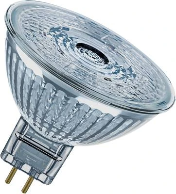 LED lemputė OSRAM Star MR16, GU5.3, 8W, 2700 K, 36°, 621 lm, dimeriuojama, šiltai baltos sp.