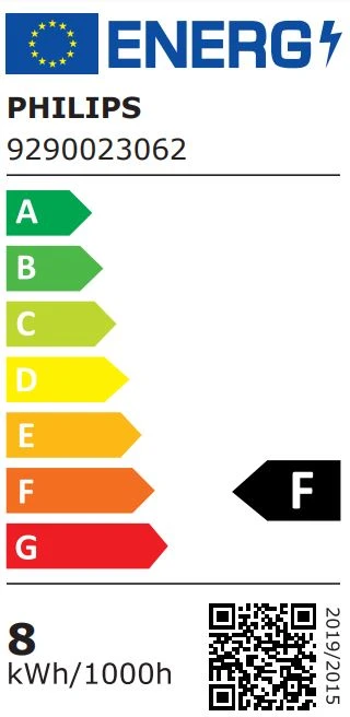 LED lemputė PHILIPS, A60, 8W (=60W), E27, 2700K, 806 lm, NON-DIM, šiltai baltos spalvos, 3vnt.