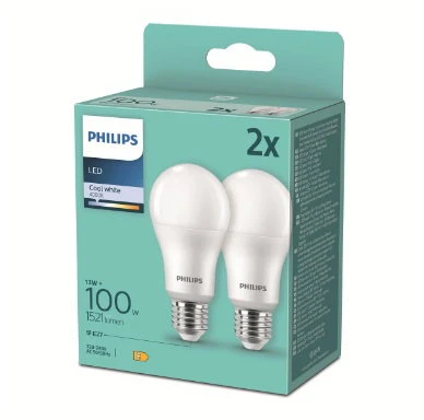 Philips LED lemputė E27 A60 7W 400K 806LM MATINĖ