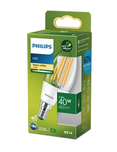Philips LEMPUTĖ LED E14 B35 5.9W 822-827K 806LM DIM