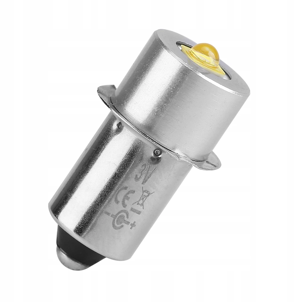 LED LEMPUTĖ, SKIRTA BLYKTINĖS LEMPUTĖS AVARINĖS LEMPOS P13.5S LEMPA 3W 3V 160LM 23*9MM