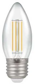 Bona Electrica Led lemputė su gijomis E27 C37 4W WW
