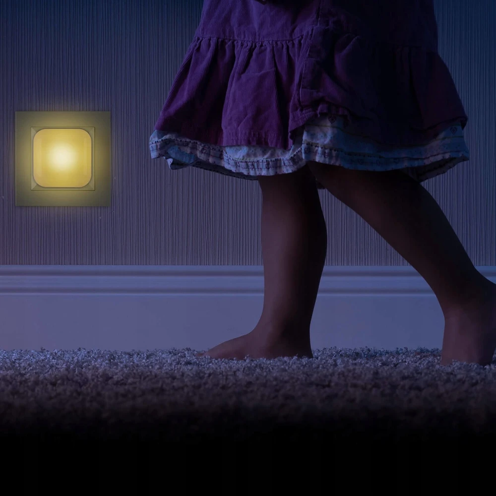 LED naktinė lempa 2 viename su 0,1 W prieblandos jutikliu REER