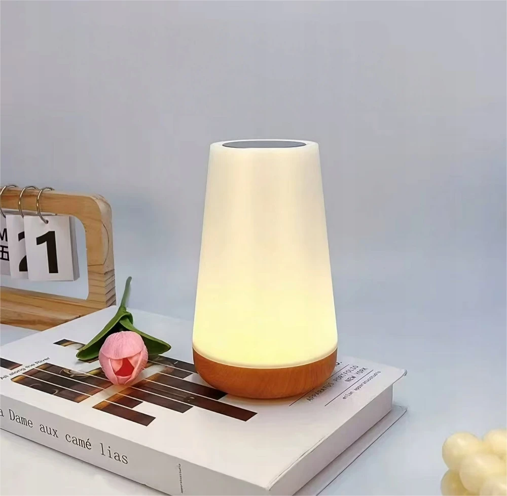 LED naktinis apšvietimas, kelių spalvų, nuotolinio valdymo pultas, jutiklinis