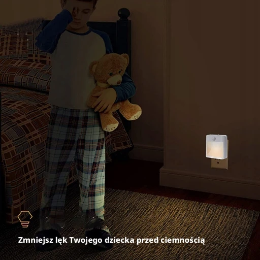 LED naktinis apšvietimas, sutemų judesio jutiklis, ryškumo reguliavimas, 3 režimai, 2 vnt