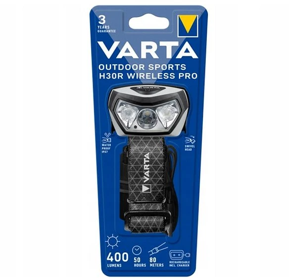 Varta ULTRALIGHT H30R Ant galvos tvirtinamas žibintuvėlis Balta LED