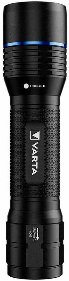 LED pakraunamas žibintuvėlis VARTA NIGHT CUTTER PRO F20R , 1000 lm, IP67, USB-C