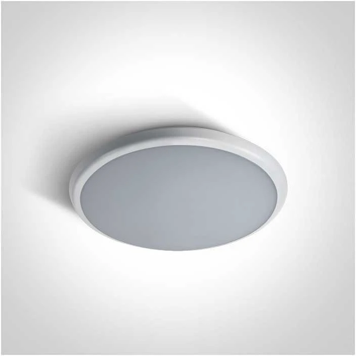 18W LED plafonas, baltas, 3000K, 67368/W/W