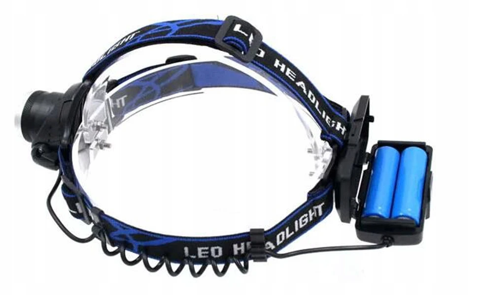 LED PRIEKINIS LEMPAS SU ZOOM BATERIJA 18650 REGULIUOJAMO KAMPO RINKINYS
