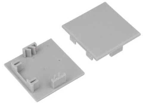 LED juostos profilio PHIL53 paviršinis užbaigimo elementas (pilkas)