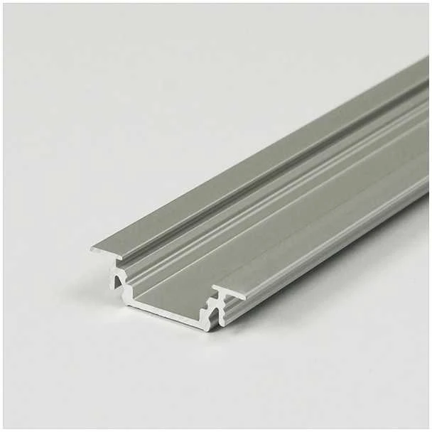 LED juostos profilis GROOVE10 BC/UX, anoduotas aliuminis, 2m