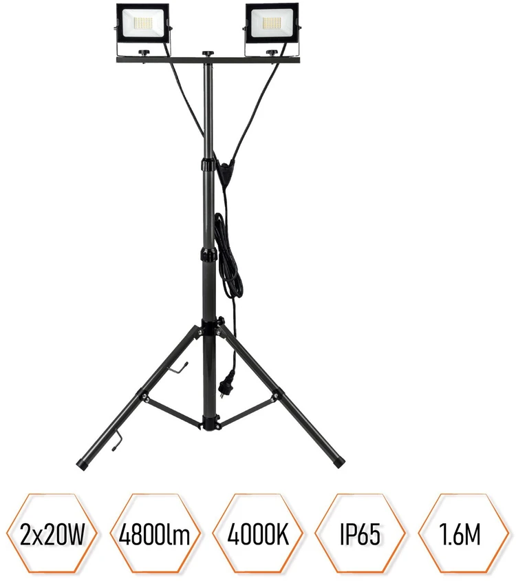 Duralamp Pastatomas LED prožektorius LEDVANCE 1X50W 4500LM 4000K IP65