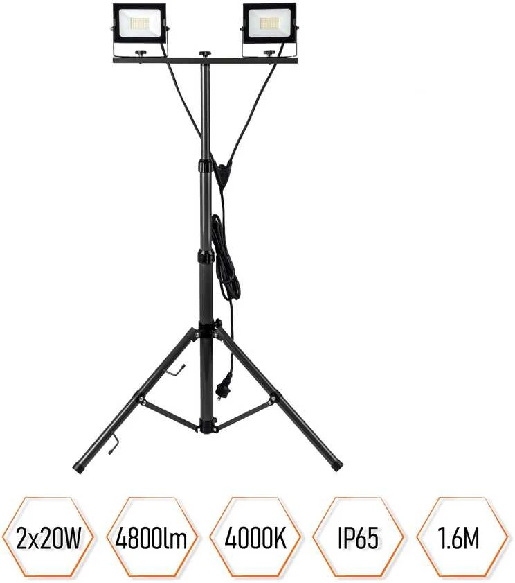 Osram PROŽEKTORIUS LED PAST 2X50W 9000LM 4000K IP65
