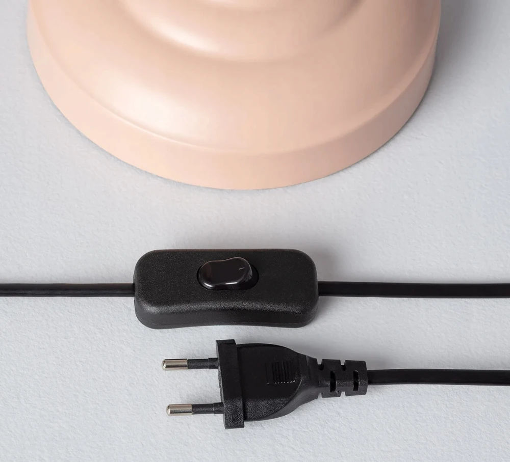 Led Stalinė lempa FLEXO metalo sp. pastelowa rožinė