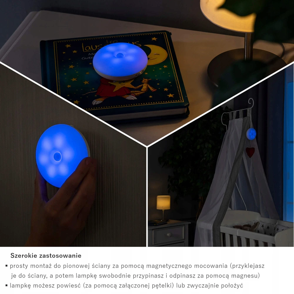 LED USB Bluetooth naktinės lempos REER programa