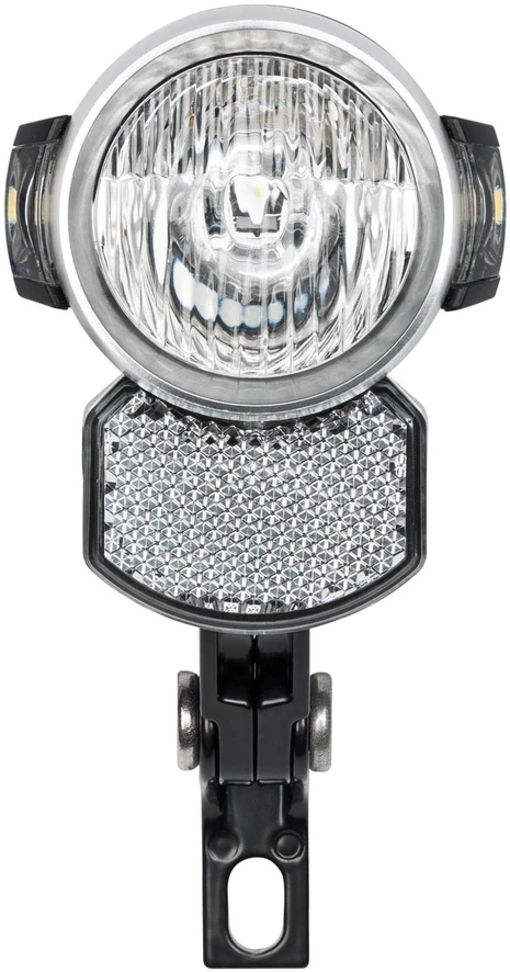 LED žibintas dviračiui - AXA - 50 lux - 70 m matomumas - Patvirtintas StVZO - Elektriniam dviračiui 6-12 V