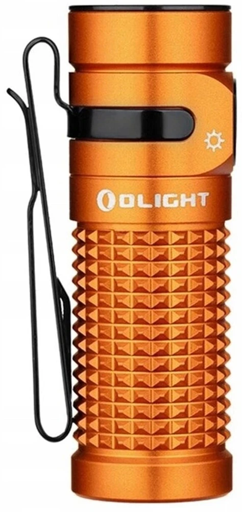 LED žibintuvėlis su įkrovikliu Olight Baton 4 Premium orange1300lm 170m 190dni