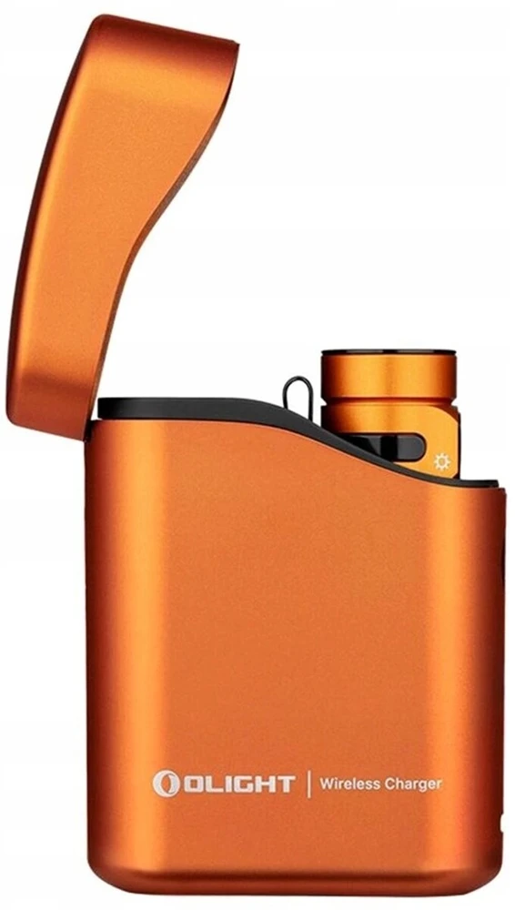LED žibintuvėlis su įkrovikliu Olight Baton 4 Premium orange1300lm 170m 190dni