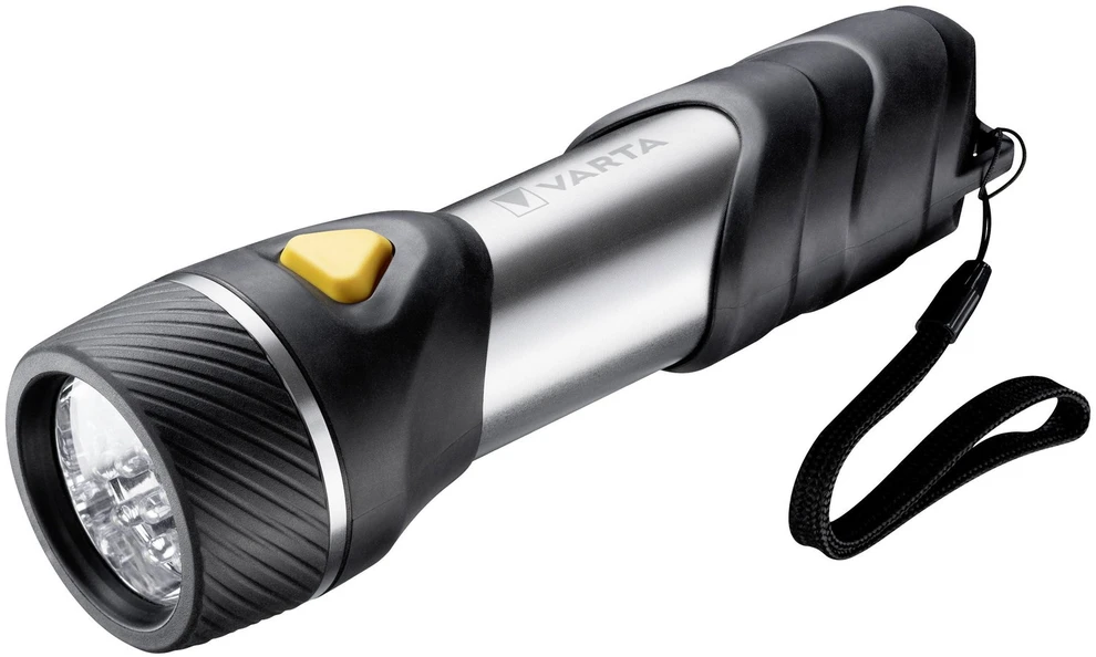 Varta Day Light Multi LED F30 Rankinis žibintuvėlis Juoda, Sidabras, Geltona