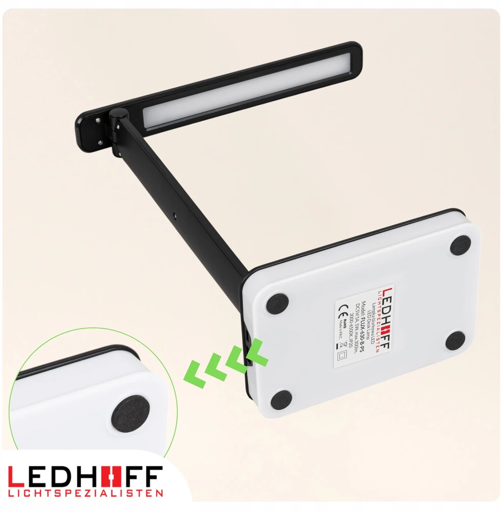 Ledhoff Stalinė lempa LED szkolna GAMING Dotykowa 3 barwy Na biurko Kolorowa USB