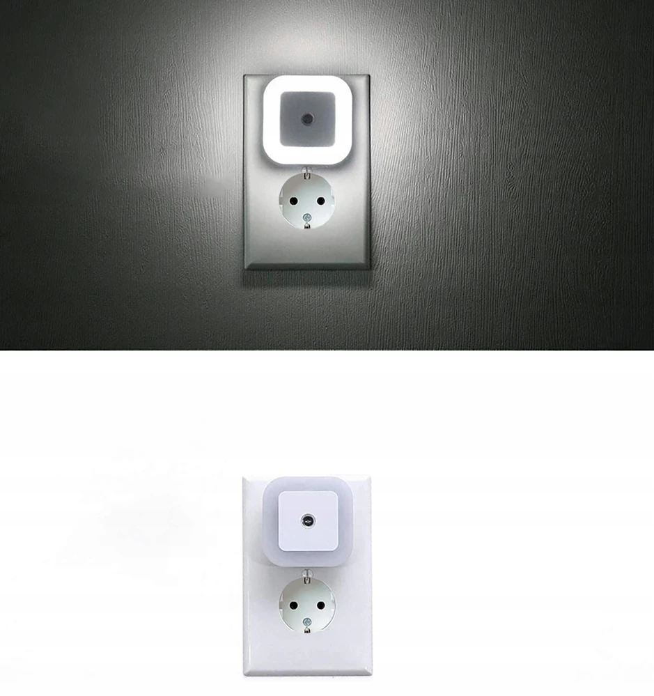 LEDLUX LED naktinė kontaktinė lempa. Sutemų jutiklis