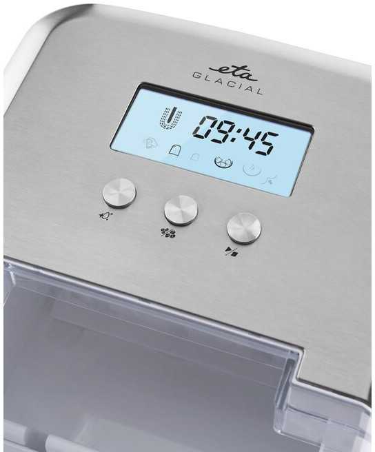 Virtuvinės svarstyklės ETA | Ice Maker | ETA878490000 | Power 120 W | Capacity 2.1 L | Stainless Steel