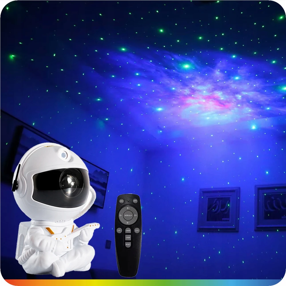 ledrgb Projektorius GWIAZD ASTRONAUTA Lampka Rzutnik Dla Dzieci Led LASER Pultas 2024r