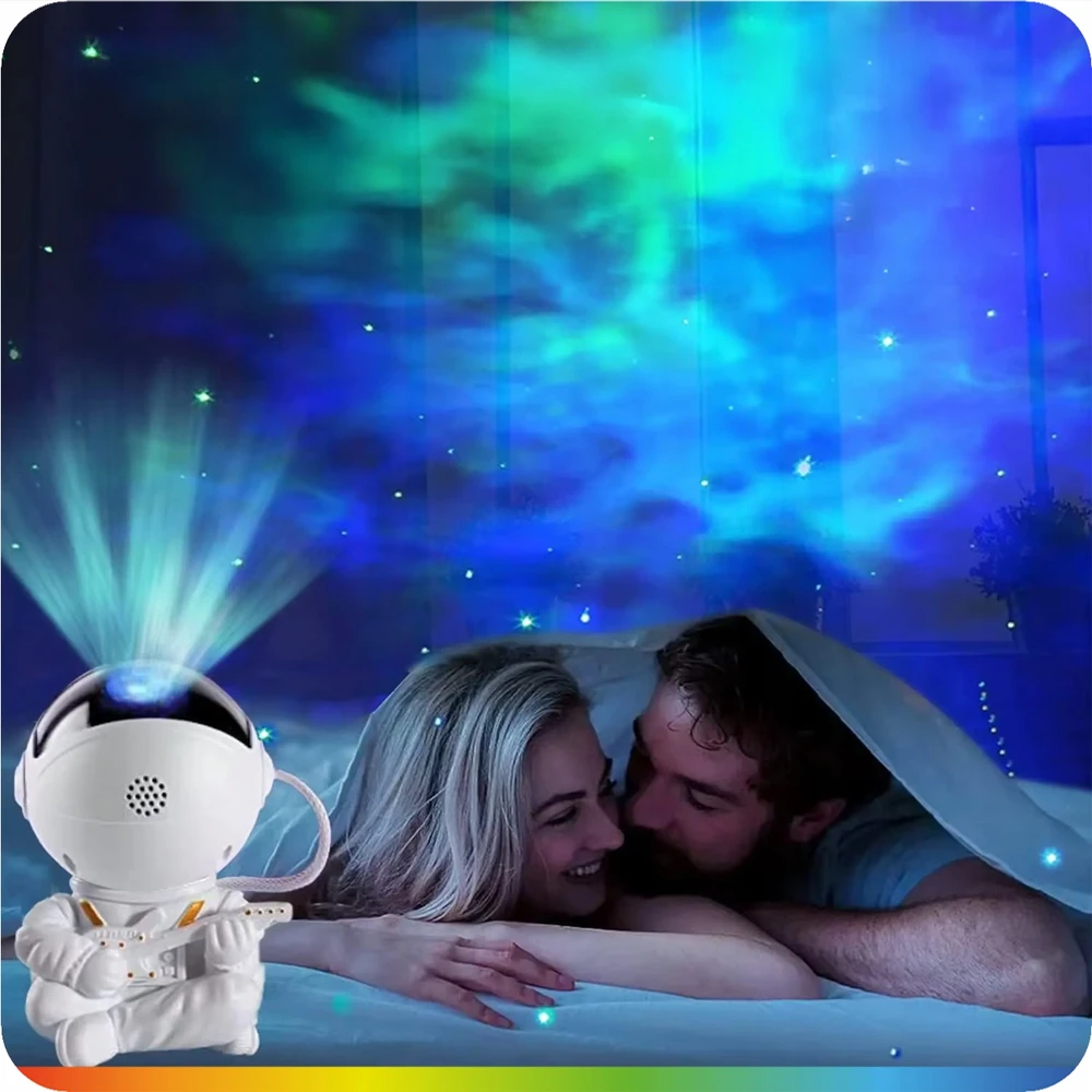 ledrgb Projektorius GWIAZD ASTRONAUTA Lampka Rzutnik Dla Dzieci Led LASER Pultas 2024r