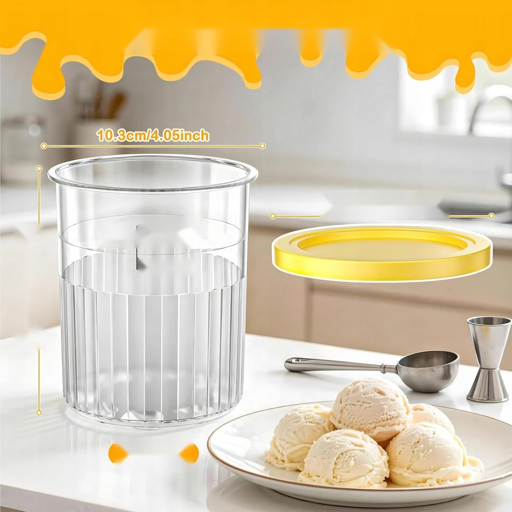 LEDŲ INDĖLIAI 4 VIENETAI SU DANČIAIS ​​ROŽINĖ 710ML 800ML BE BPA