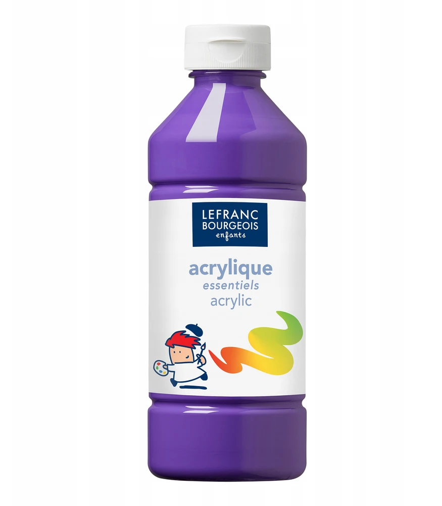 Lefranc & Bourgeois akriliniai dažai 500 ml, violetiniai, vaikams