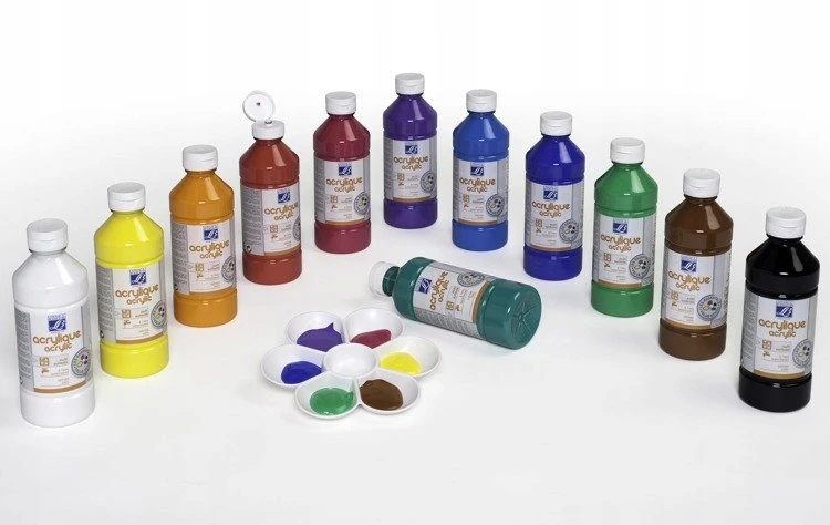 Lefranc & Bourgeois akriliniai dažai 500 ml, violetiniai, vaikams