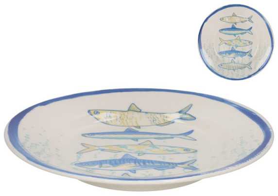 Kitchengo Lėkštė ŽUVYS 26 cm Keramikinė
