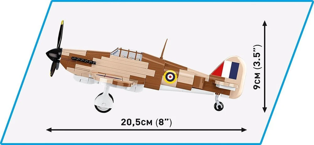 Lėktuvas - COBI - Hawker Hurricane MK.1 - Plastikas - Nuo 8 metų - Mišrus
