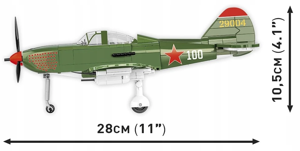 Lėktuvas modelis - COBI - BELL P-39Q AIRACOBRA - Plastikas - Nuo 8 metų - Mišrus