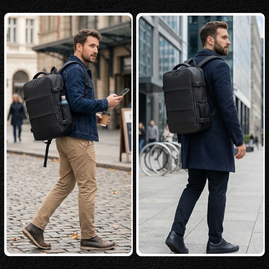 Lėktuvo kelioninė kuprinė 40x30x20 Wizzair Ryanair rankinis bagažas