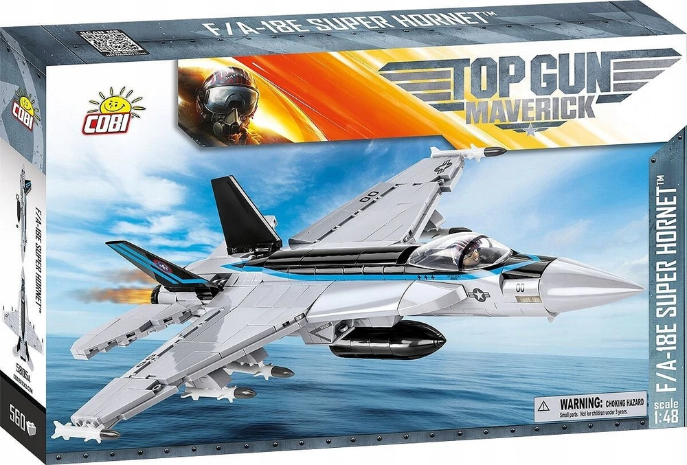 Lėktuvo konstravimo komplektas - COBI - Super Hornet junior sidabras - 570 vnt