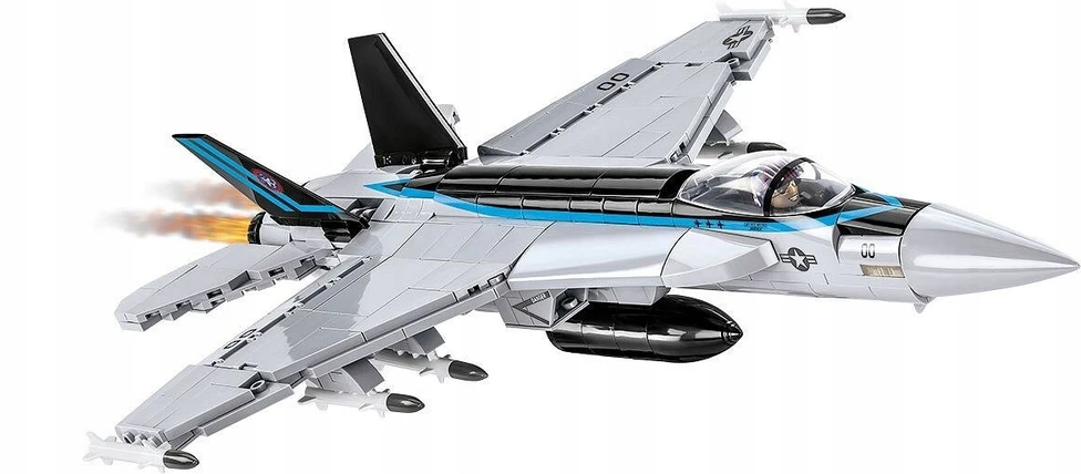 Lėktuvo konstravimo komplektas - COBI - Super Hornet junior sidabras - 570 vnt