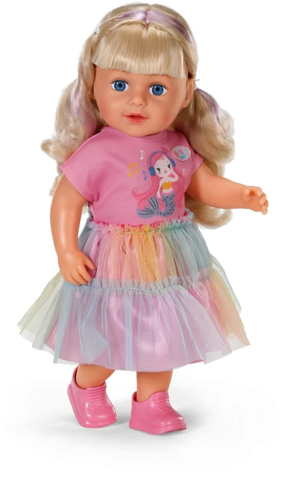 Zapf Lėlė - BABY BORN - Carla - 43 cm - Šviesūs, šukuojami plaukai - Judančios rankos