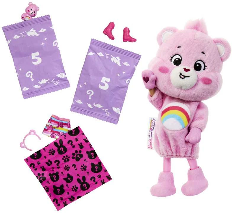 Mattel CHELSEA CUTIE REVEAL CARE BEARS siurprizų rinkinys (JCN97)