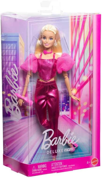 Mattel BARBIE DELUXE FASHIONISTAS šviesiaplaukė lėlė (JFP40)