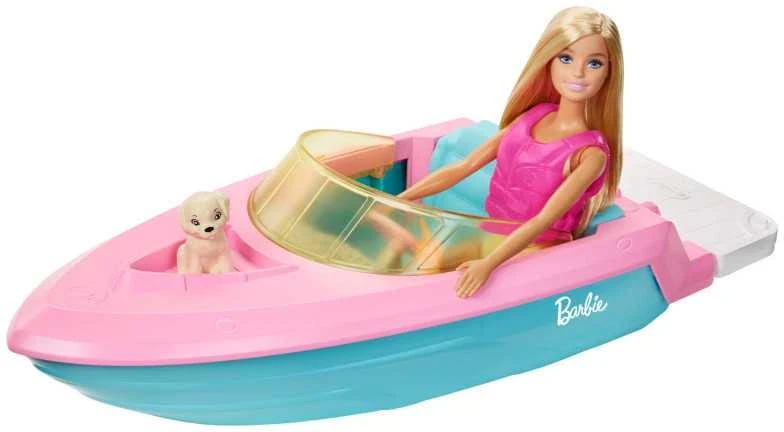 Barbės valties ir lėlės žaidimų rinkinys GRG30 Mattel