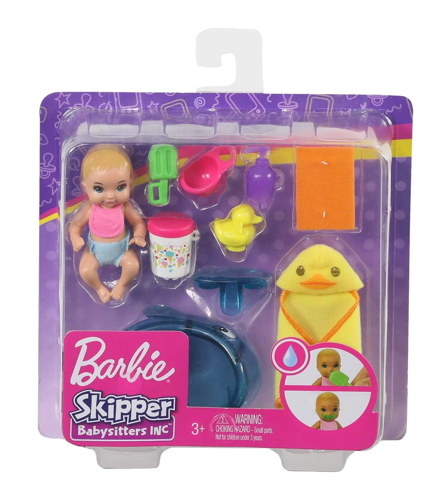 Lėlė kūdikis su priedais Barbie, 11d.