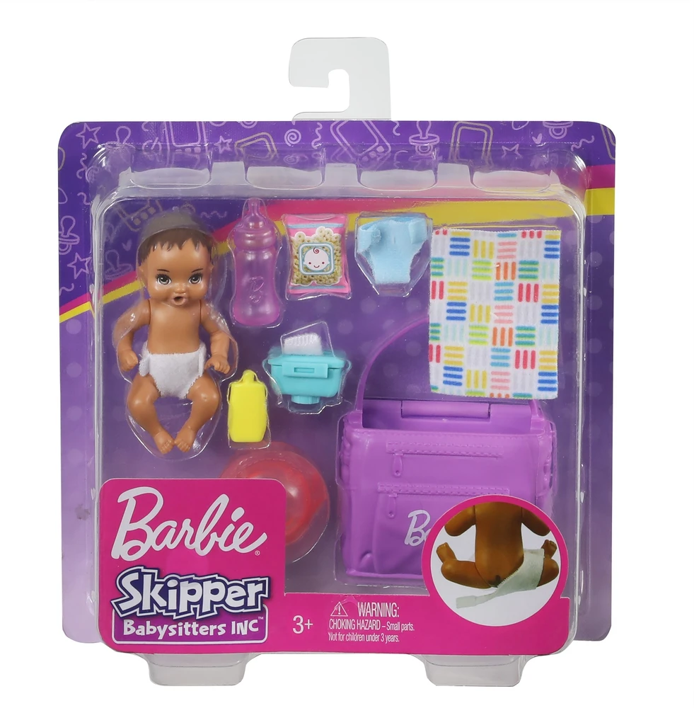 Lėlė kūdikis su priedais Barbie, 11d.