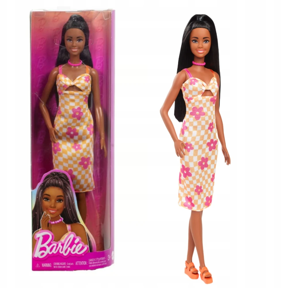 Mattel BARBIE madistė geltona suknele (HYT91)