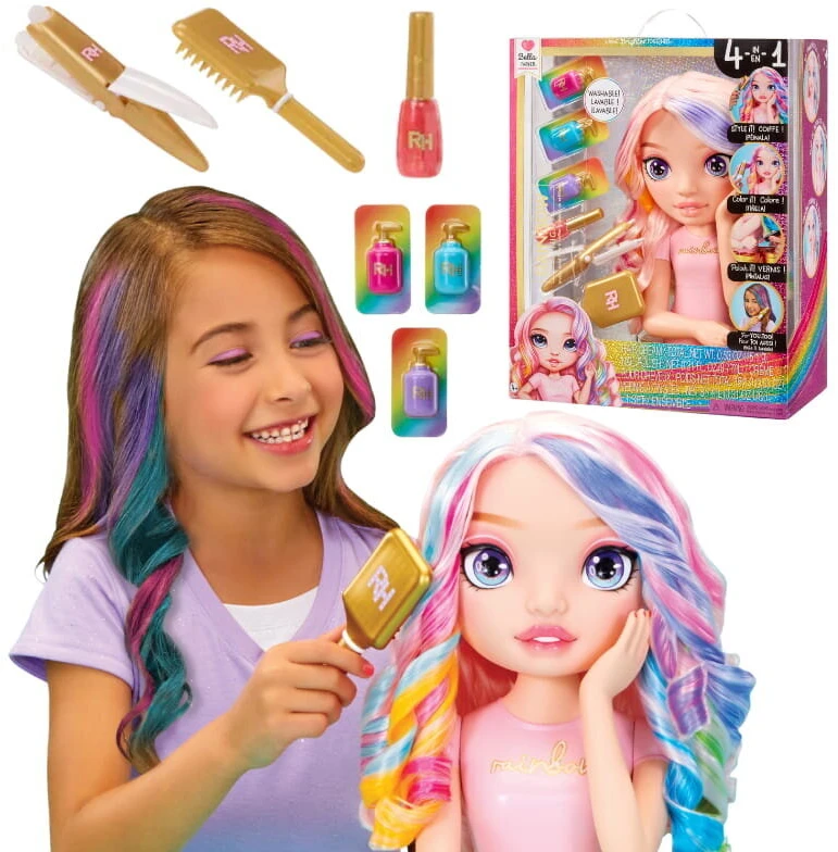 Rainbow High Styling Head plaukų formavimo lėlės modelis – rinkinys (120889/1)