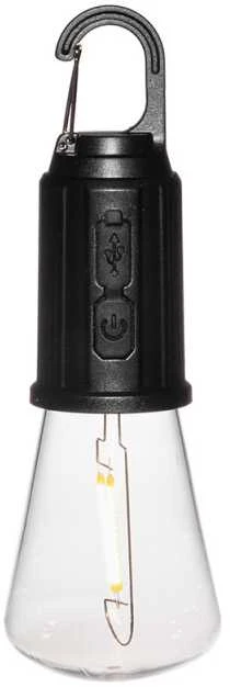 Lempa turistinė LED 6x6x17 cm įkraunama Atom 636872